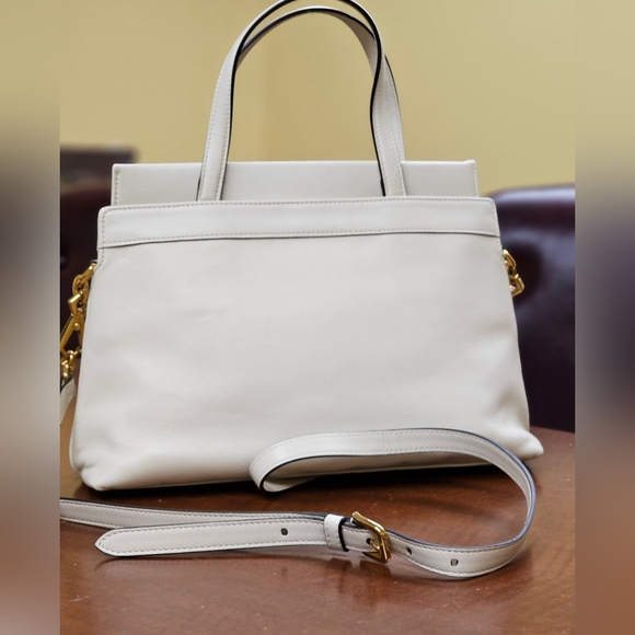 GUCCI Leather Small Top Handle White - Picture 4 of 7